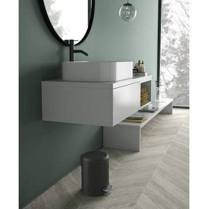 Gedy - afvalemmer POTTY 5 l met softclose, mat zwart