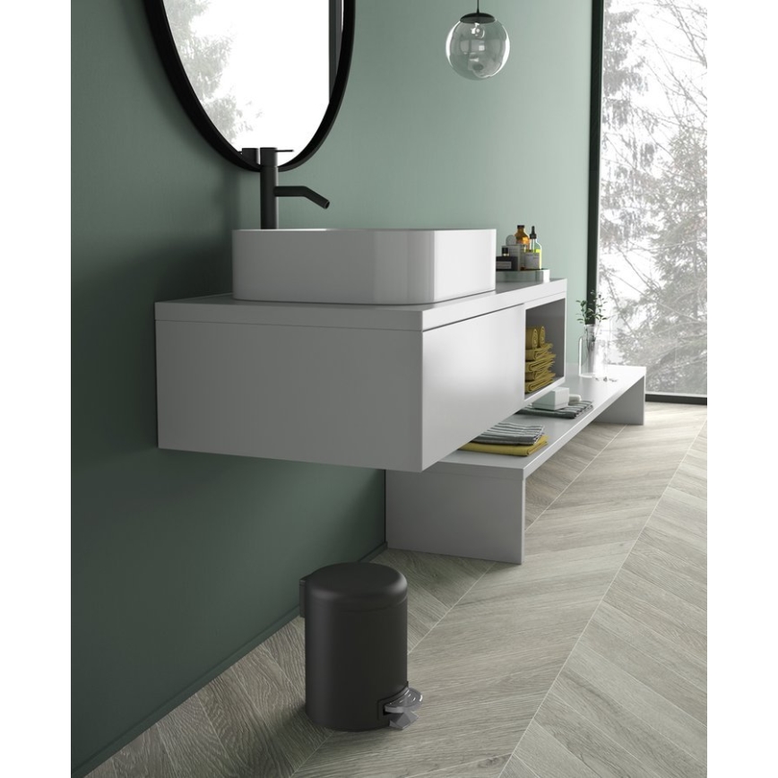 Gedy - afvalemmer POTTY 5 l met softclose, mat zwart