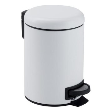 Gedy - Afvalemmer POTTY 5 l met zachte sluiting, wit