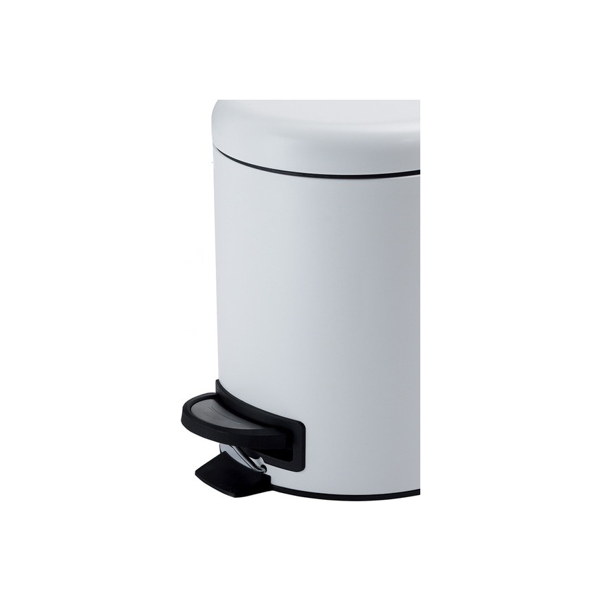 Gedy - Afvalemmer POTTY 5 l met zachte sluiting, wit