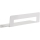 Gedy - CLEO 30 cm wandplank met handdoekhouder mat wit