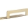 Gedy - CLEO plank met handdoekhouder 30 cm mat goud