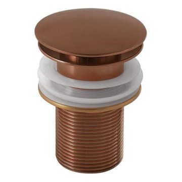 Gedy - CLICK-CLACK wastafelafvoer Ø 6,6 cm bronskleurig