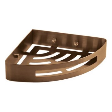 Gedy - Hoekplank voor in de douche PIRENEI, bronskleurig