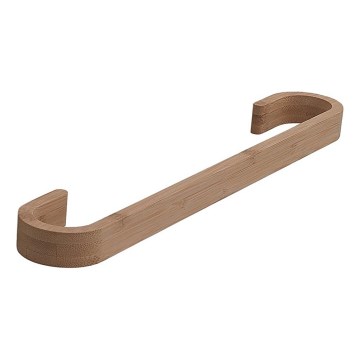 Gedy - Muur handdoek hanger HIMALAYA 7x40 cm bamboe/bruin