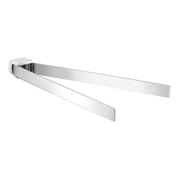 Gedy - Muur roterend handdoek houder PIRENEI 36 cm glanzend chroom