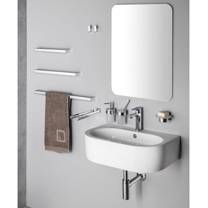 Gedy - Muur roterend handdoek houder PIRENEI 36 cm glanzend chroom