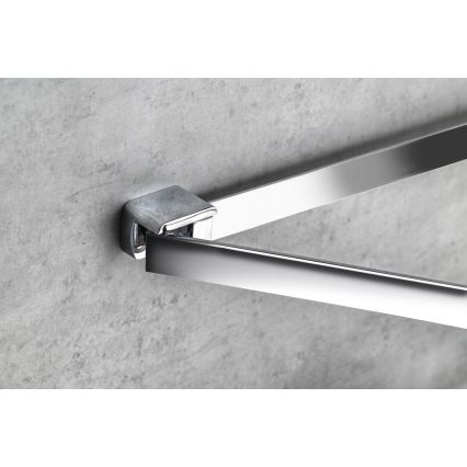 Gedy - Muur roterend handdoek houder PIRENEI 36 cm glanzend chroom