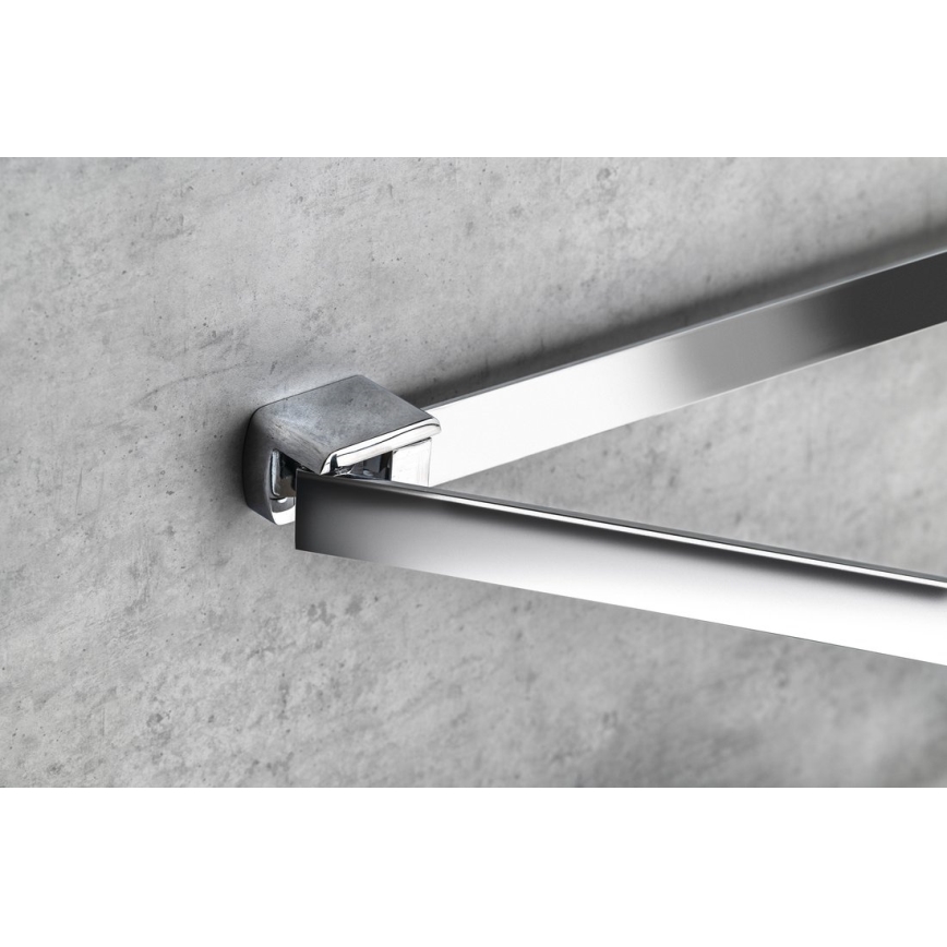 Gedy - Muur roterend handdoek houder PIRENEI 36 cm glanzend chroom
