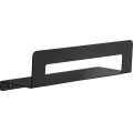Gedy - Plank met handdoekhouder CLEO 30 cm mat zwart