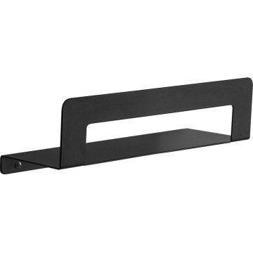Gedy - Plank met handdoekhouder CLEO 30 cm mat zwart