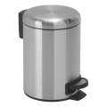 Gedy - POTTY-prullenbak 5 l met zachte sluiting, geborsteld RVS