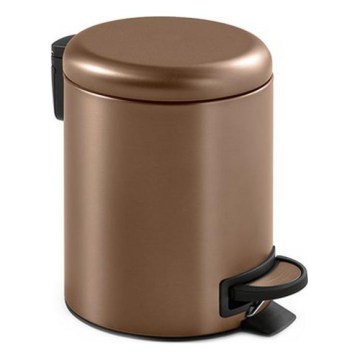 Gedy - Prullenbak POTTY 3 l met zachte sluiting, brons