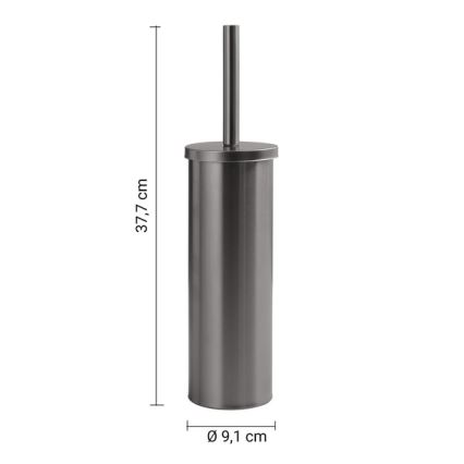 Gedy - Staande WC-borstel SCOPINO metallic grijs