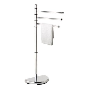 Gedy - Standaard met handdoekhouder HIBISCUS 90,5 cm glanzend chroom