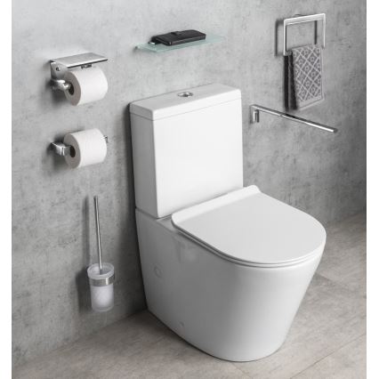 Gedy - Toiletpapierhouder PIRENEI glanzend chroom