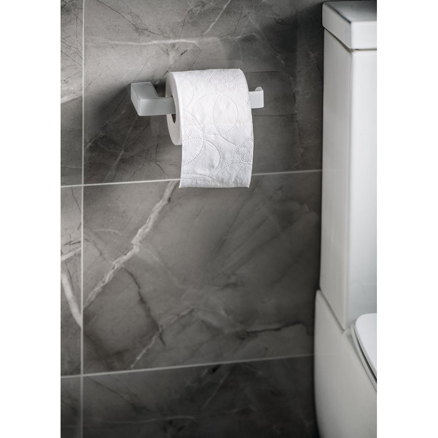 Gedy - Toiletpapierhouder PIRENEI mat wit