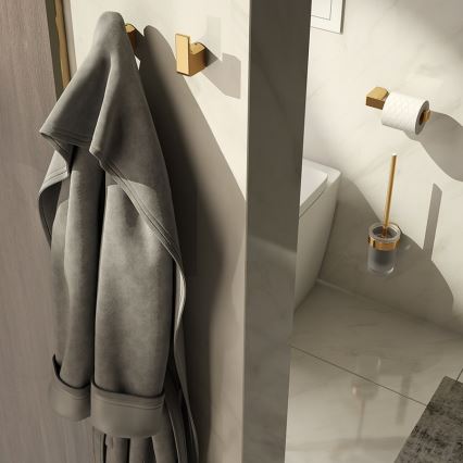 Gedy - Toiletrolhouder PIRENEI goudkleurig