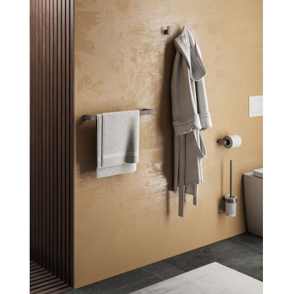 Gedy - Toiletrolhouder PIRENEI metallic grijs