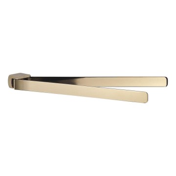 Gedy - Wandgemonteerde draaibare handdoekhouder PIRENEI 35,9 cm goud