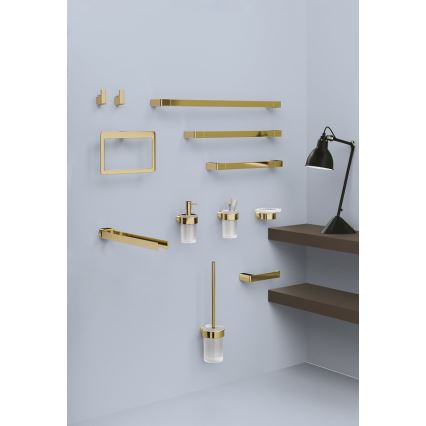 Gedy - Wandhanddoekhouder PIRENEI 6,6x35 cm goud