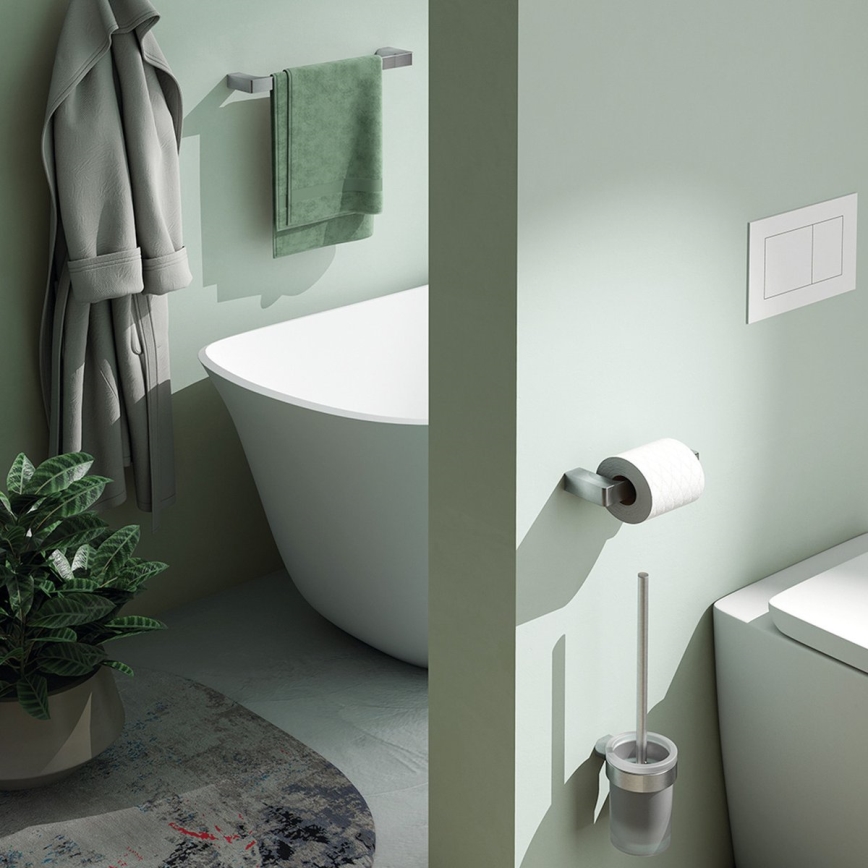 Gedy - Wandhanddoekhouder PIRENEI 6,6x60 cm glanzend chroom