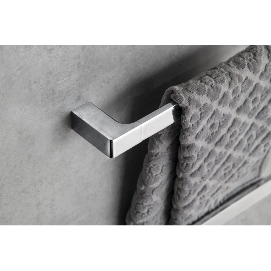 Gedy - Wandhanddoekhouder PIRENEI 6,6x60 cm glanzend chroom