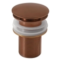 Gedy - Wastafelafvoer CLICK-CLACK Ø 6,6 cm, brons