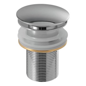 Gedy - Wastafelafvoer CLICK-CLACK Ø 6,6 cm glanzend chroom