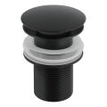 Gedy - Wastafelafvoer CLICK-CLACK Ø 6,6 cm mat zwart