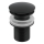 Gedy - Wastafelafvoer CLICK-CLACK Ø 6,6 cm mat zwart
