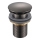 Gedy - Wastafelafvoer CLICK-CLACK Ø 6,6 cm metallic grijs