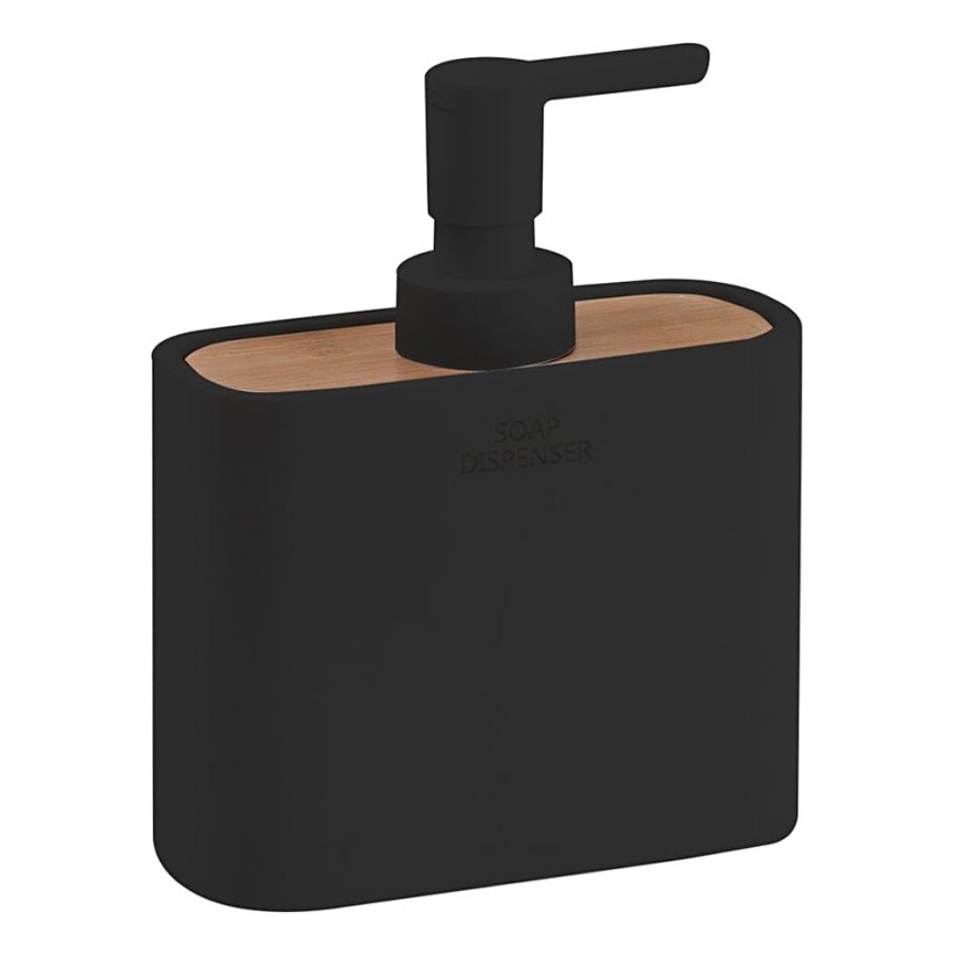 Gedy - Zeepdispenser NINFEA zwart/bamboe