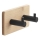 Gedy - Zelfklevend wand handdoek hanger HIMALAYA zwart/bamboe