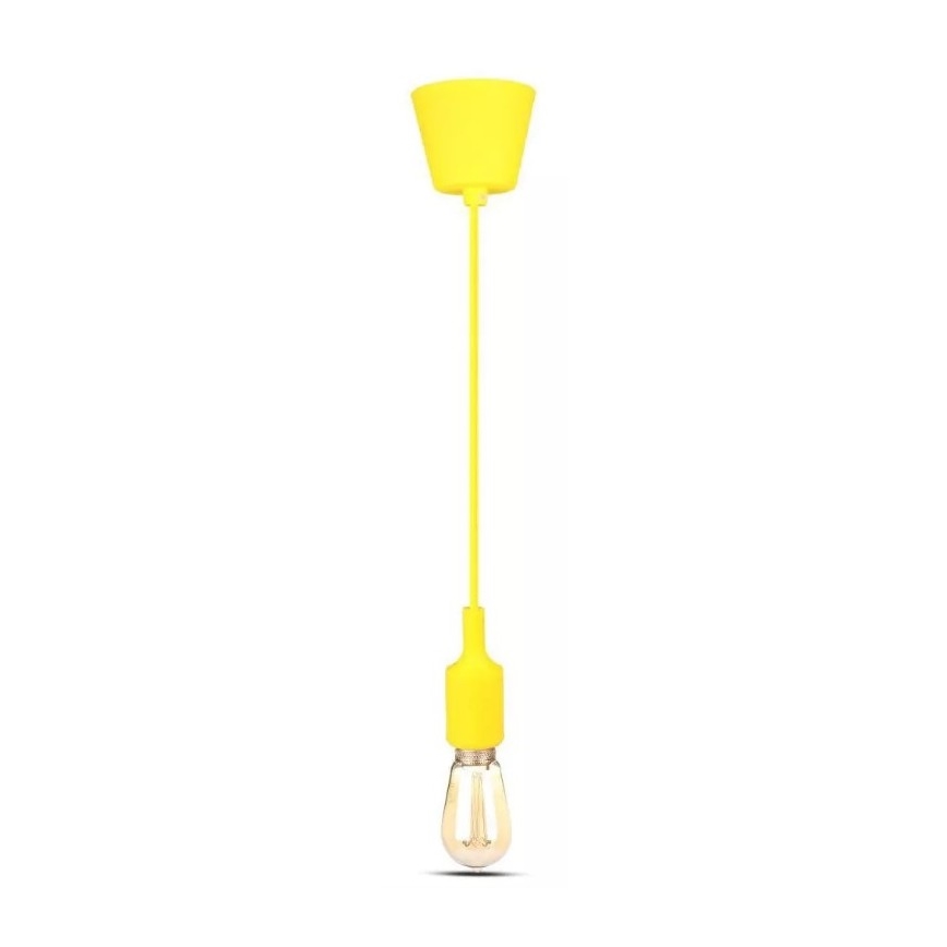 Gele Hanglamp 1x E27 / 60W / 230V