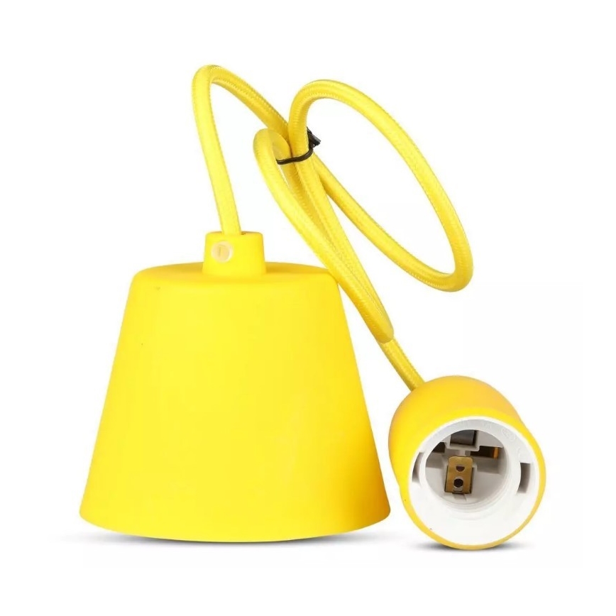 Gele Hanglamp 1x E27 / 60W / 230V