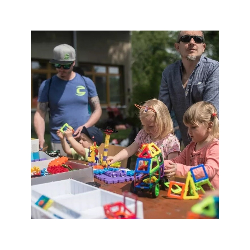 GeoSmart - Magnetische bouwset 100 st.
