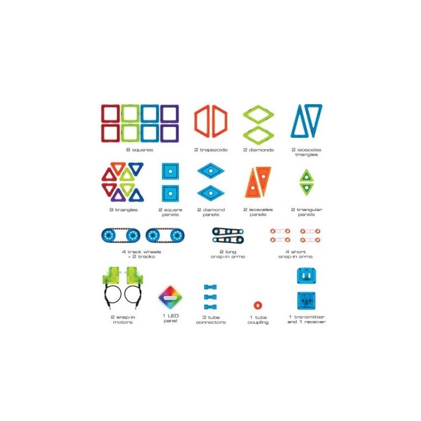 GeoSmart - Magnetische bouwset Mars Explorer 51 st.