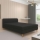 Gestoffeerd bed BRISBANE 110x200 cm zwart