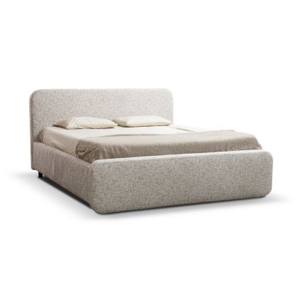 Gestoffeerd bed zonder matras LAJLA 160x200 cm beige