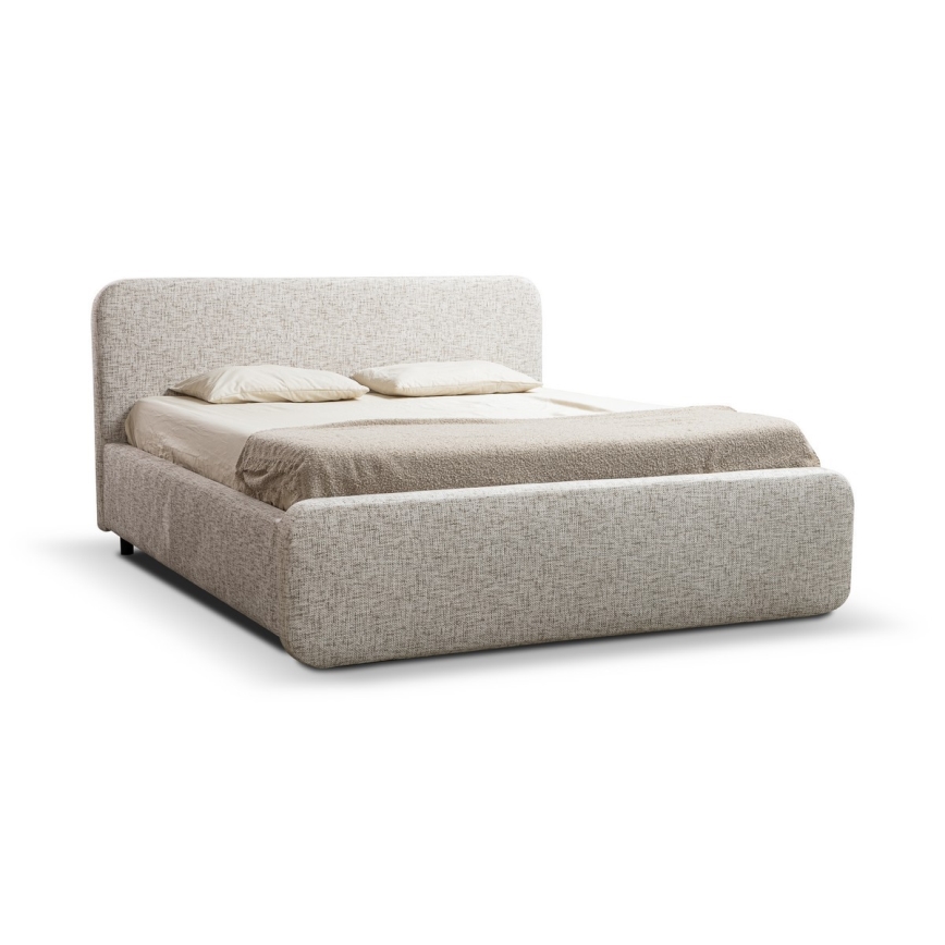 Gestoffeerd bed zonder matras LAJLA 160x200 cm beige