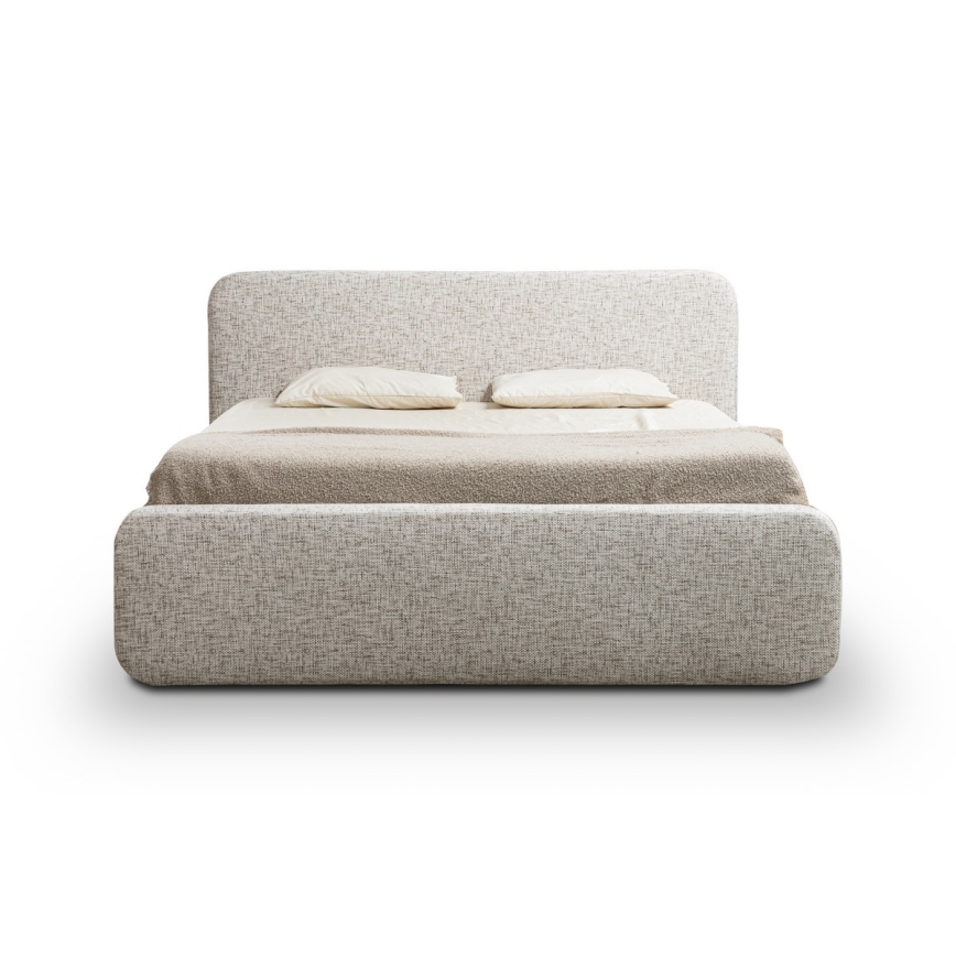 Gestoffeerd bed zonder matras LAJLA 160x200 cm beige