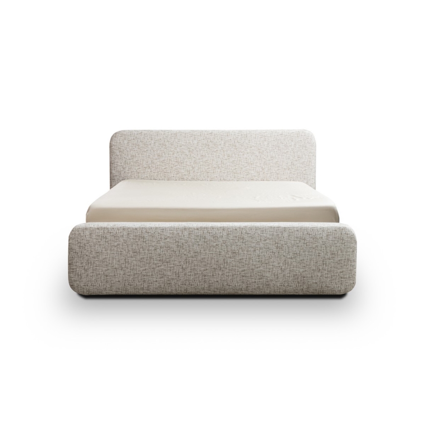 Gestoffeerd bed zonder matras LAJLA 160x200 cm beige