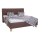 Gestoffeerd bed MARIA 180x200 cm, inclusief matras en ruime opbergruimte, bruin