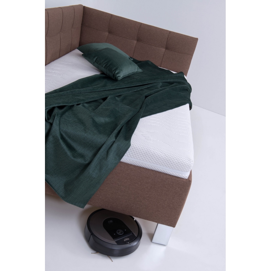 Gestoffeerd bed met matras en opbergruimte MARIA PETITE 120x200 cm bruin
