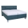 Gestoffeerd bed met een opslagruimte zonder matras ALIS 160x200 cm petrolblauw