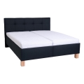 Gestoffeerd bed met een opslagruimte zonder matras MARIA 160x200 cm antraciet