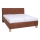 Gestoffeerd bed met een opslagruimte zonder matras VIOLET 180x200 cm cognac bruin
