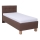 Gestoffeerd bed met matras en opbergruimte MARIA ONE 90x200 cm bruin