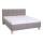 Gestoffeerd bed met matras en opslagruimte MARIA 160x200 cm taupe
